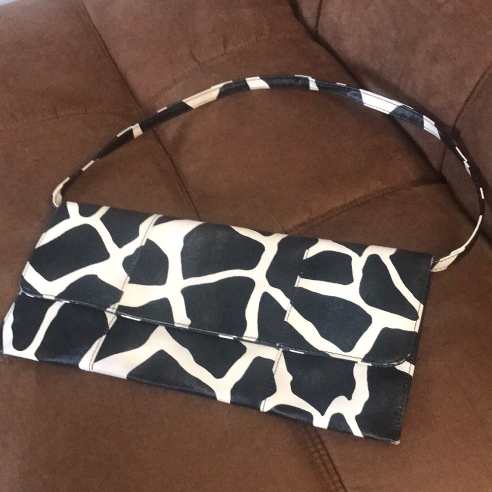 MALDITA Zebra print Envelope Clutch